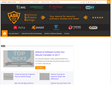 Tablet Screenshot of antivirussoftwareratings.com